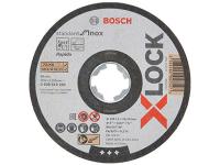 Круг отрезной 125х1.0x22.2 мм для нерж. стали X-LOCK Standard for Inox BOSCH (прямой; подходит для всех типов УШМ)