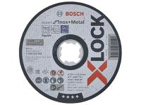 Круг отрезной 125х1.0x22.2 мм для нерж. стали X-LOCK Expert for Inox + Metal BOSCH (прямой; подходит для всех типов УШМ)