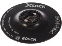 Опорная тарелка 125мм X-LOCK для фибр. листов мягкая BOSCH